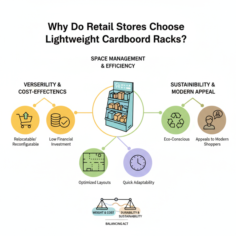 Why Do Retail Stores Choose Lightweight Cardboard Racks?