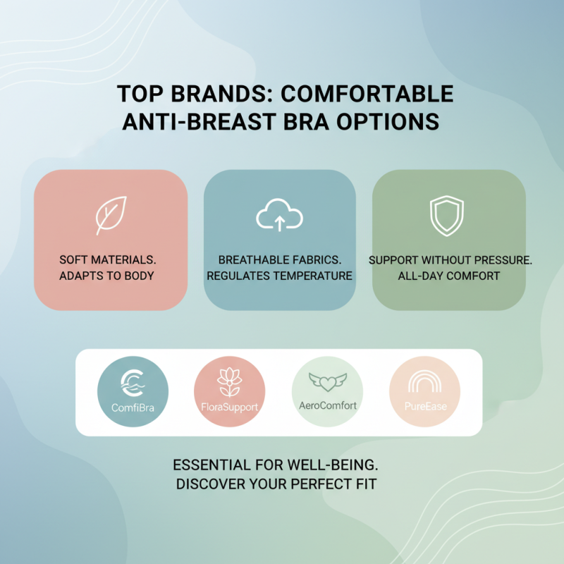 Top Anti-Breast Bra Options for Comfortable Support?