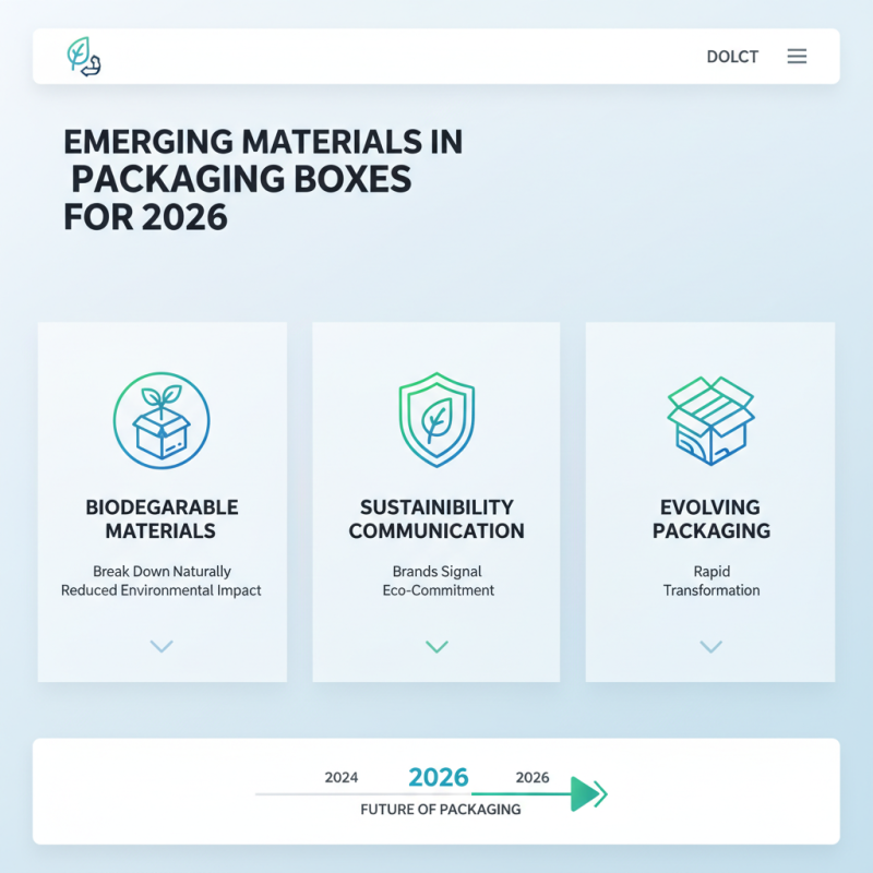 2026 Top Packaging Boxes Trends You Need to Know?
