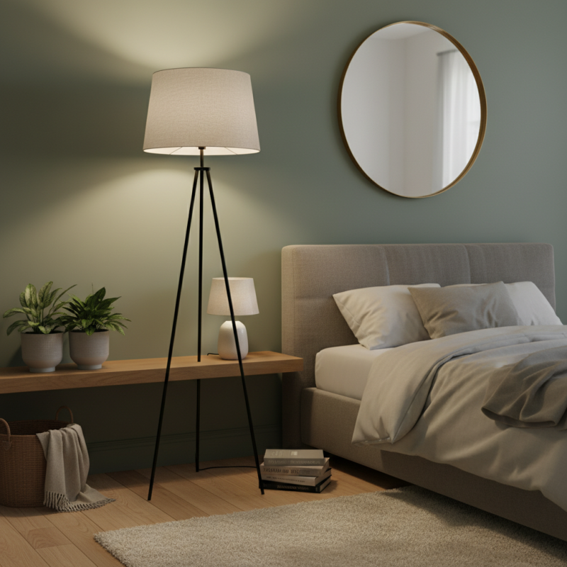 China Top 10 Ways to Style a Floor Lamp in a Small Bedroom?