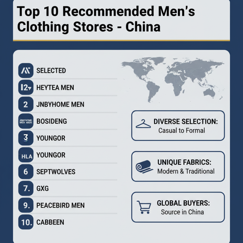 Top 10 Mens Clothing Stores in China for Global Buyers