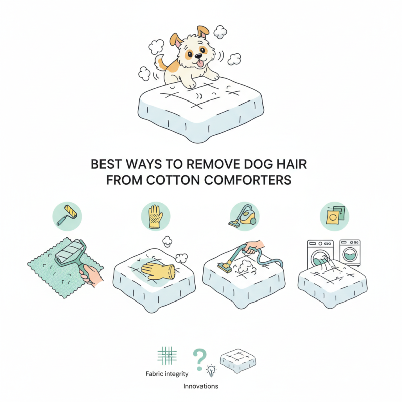 Best Ways to Remove Dog Hair from Cotton Comforters?
