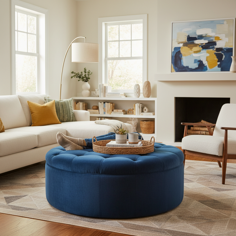 10 Reasons to Choose an Ottoman Instead of a Coffee Table?