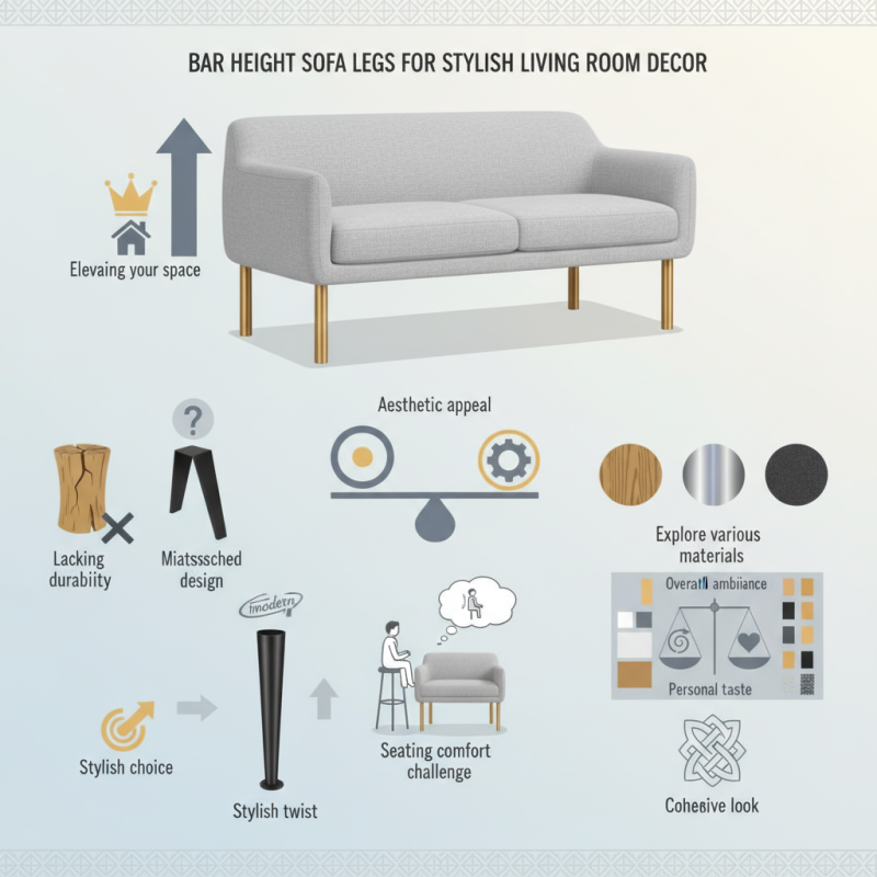 Best Bar Height Sofa Legs for Stylish Living Room Decor?