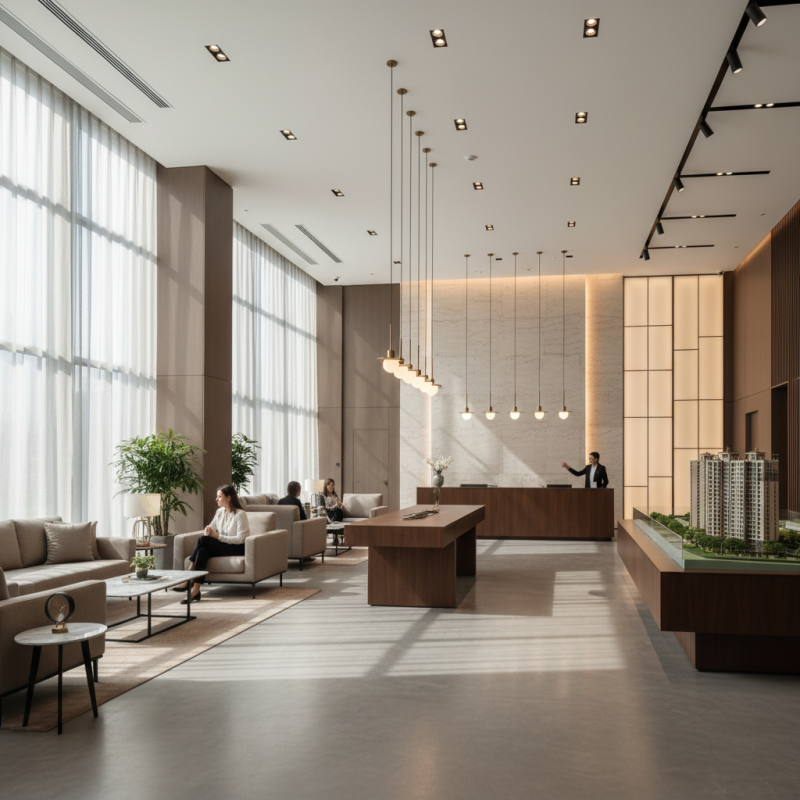 How to Balance Natural Light and Artificial Light in Sales Centers?