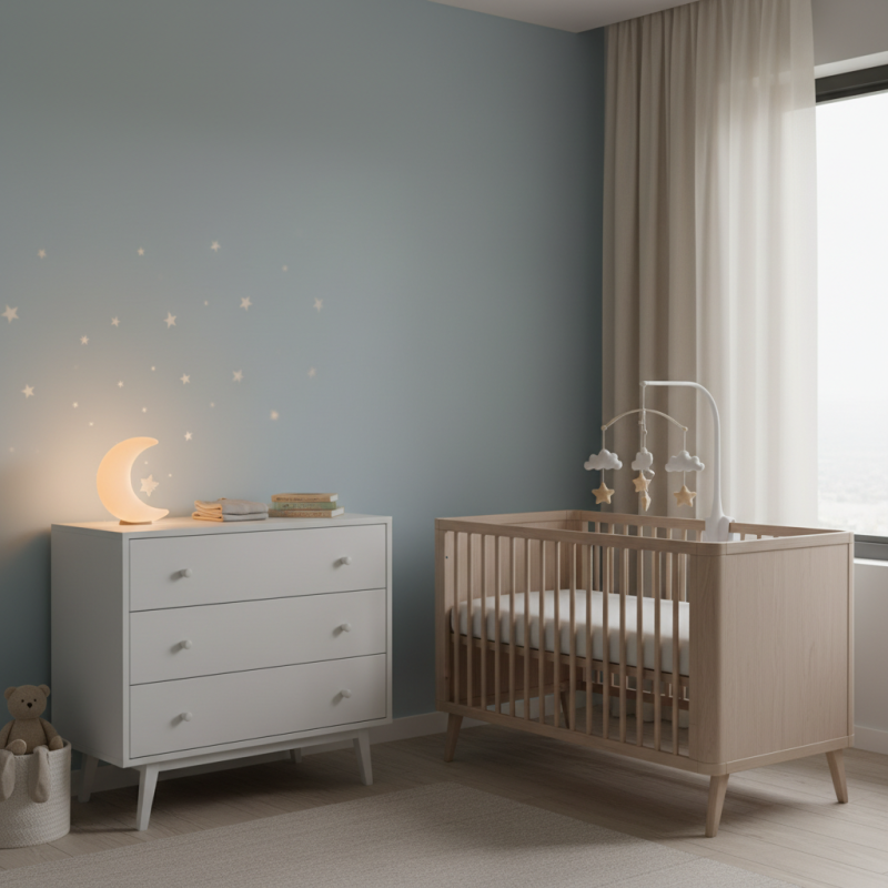 Where to Place a Nursery Night Light for Your Newborn?