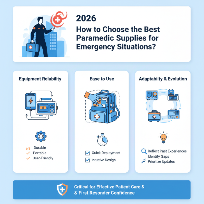 2026 How to Choose the Best Paramedic Supplies for Emergency Situations?