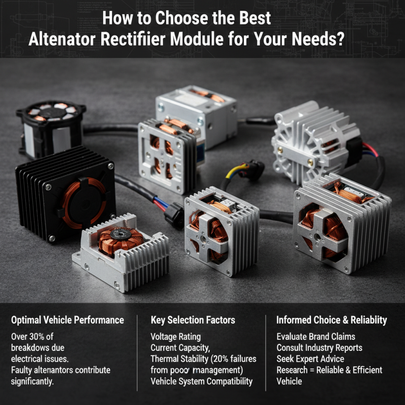 How to Choose the Best Alternator Rectifier Module for Your Needs?