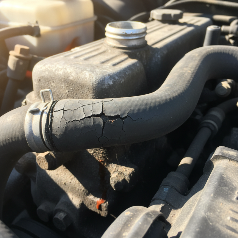 Why Do Rubber Hoses Crack Over Time in Cars?