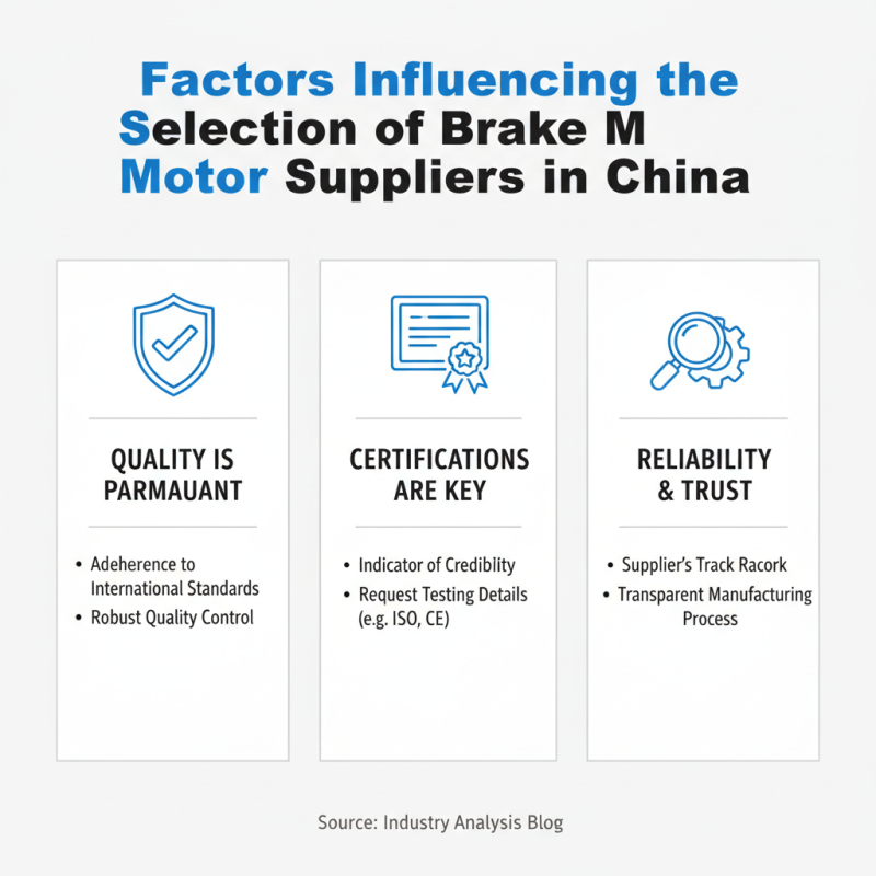 Top China Best Brake Motor Manufacturers for High Quality Performance?
