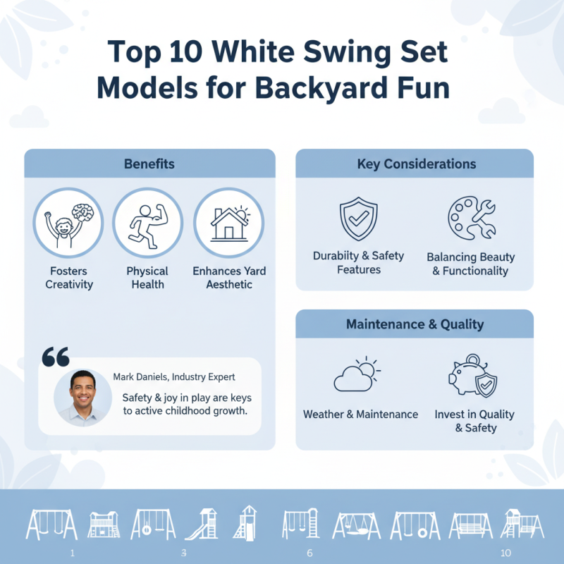 Top 10 White Swing Set Models for Your Backyard Fun?