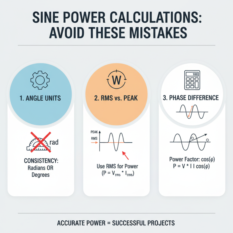 How to Calculate Sine Power Effectively for Your Projects?
