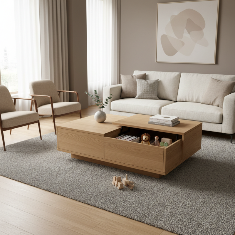Top 5 Tips for Choosing Coffee Tables with Hidden Storage?