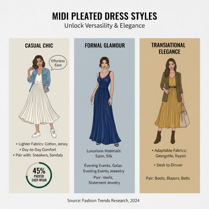 How to Choose the Perfect Midi Pleated Dress for Any Occasion?