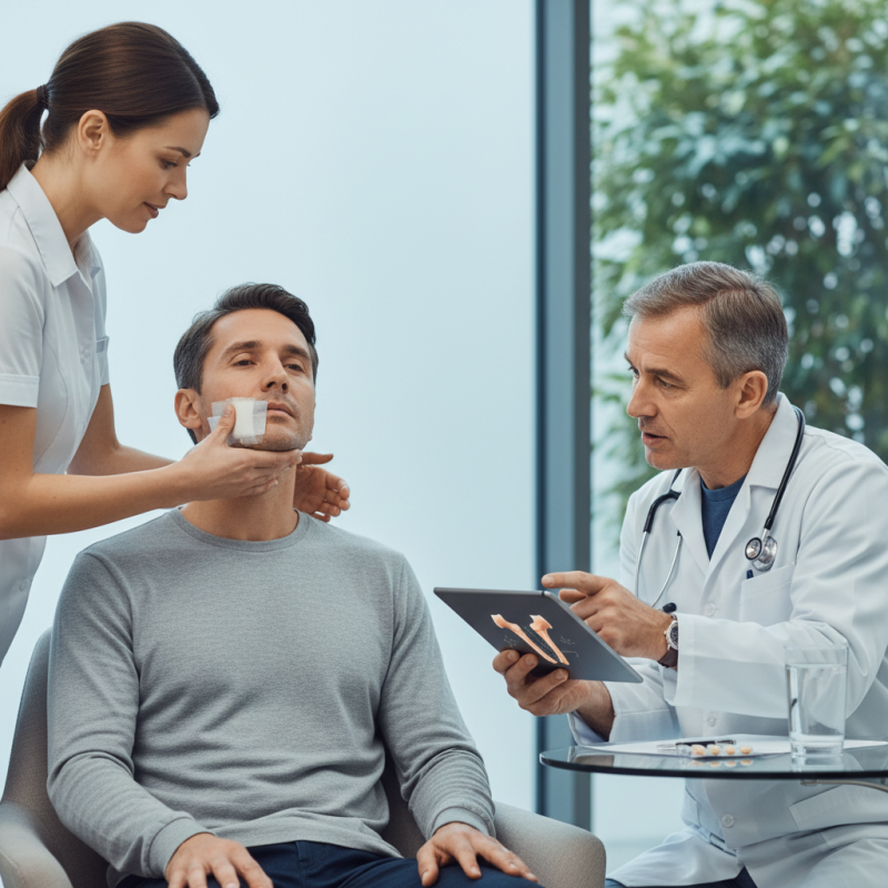 How is pain managed after implant surgery effectively?