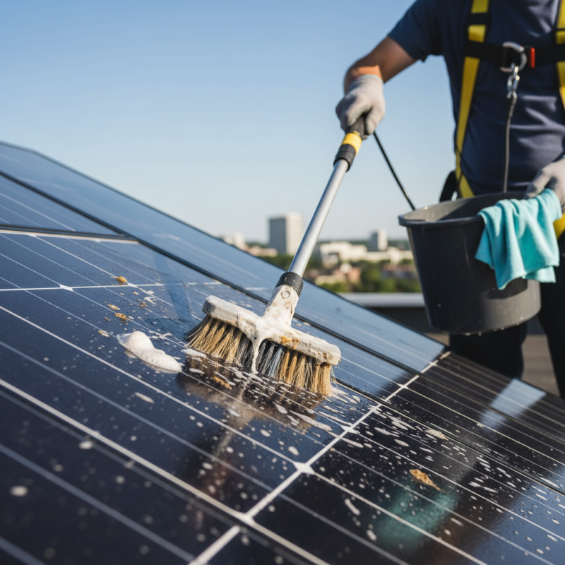 How to Safely Clean Bird Droppings from Solar Panels?