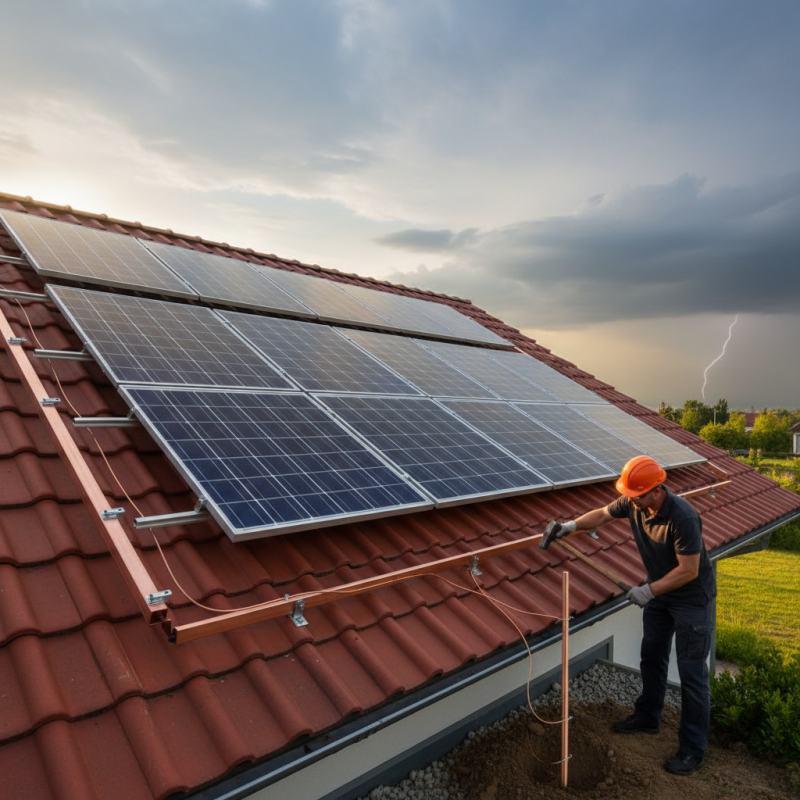 How to Properly Ground Solar Panels for Lightning Safety?