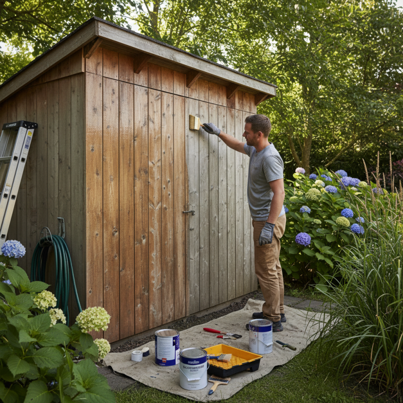 How to Waterproof an Outdoor Wooden Shed Effectively?