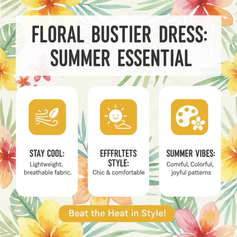 Why Choose a Floral Bustier Dress for Your Summer Wardrobe?