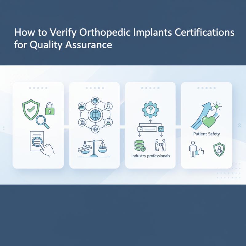 How to Verify Orthopedic Implants Certifications for Quality Assurance?