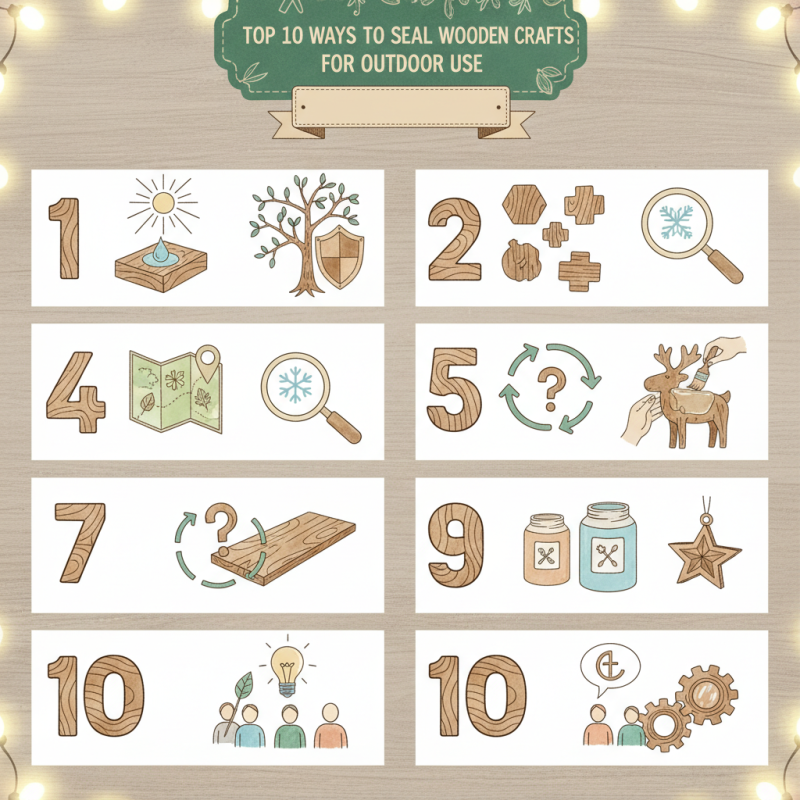 Top 10 Ways to Seal Wooden Crafts for Outdoor Use?