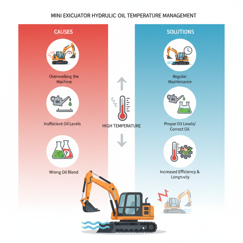 How to Fix High Hydraulic Oil Temperature in Mini Excavators?