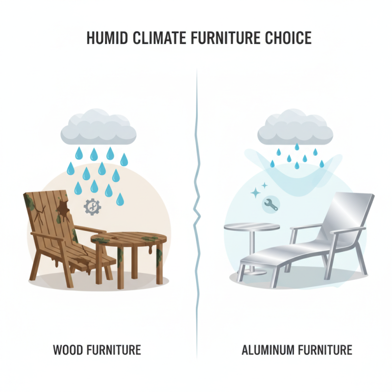 Why Choose Aluminum Furniture Over Wood in Humid Climates?
