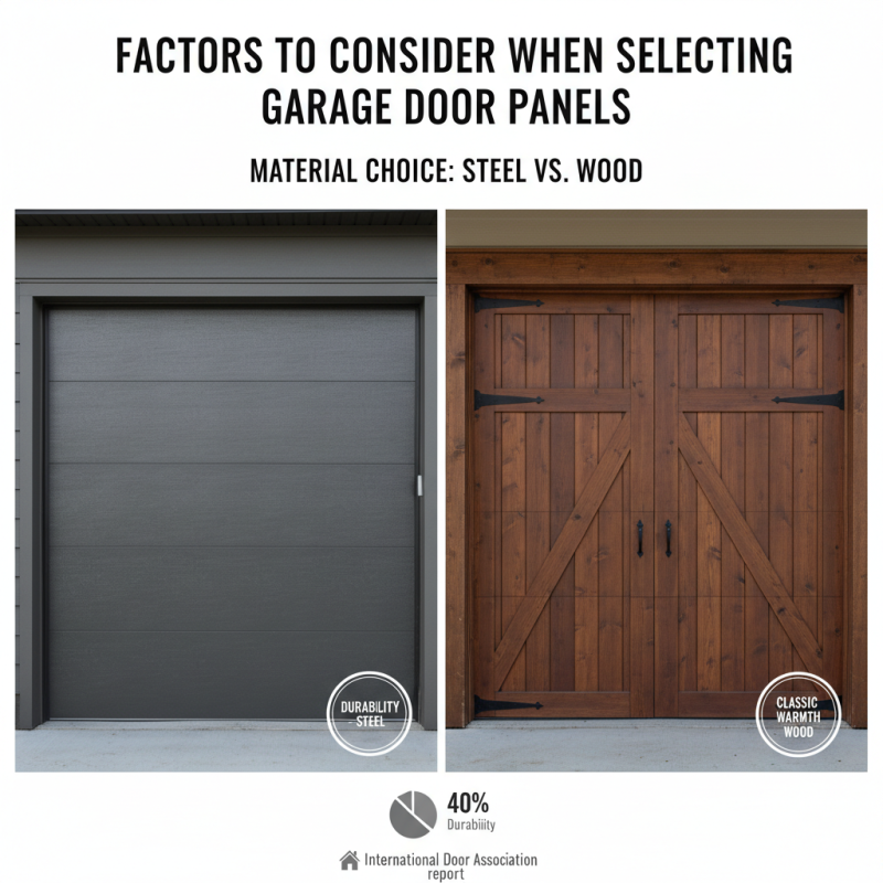 How to Choose the Right Garage Door Panel for Your Home?