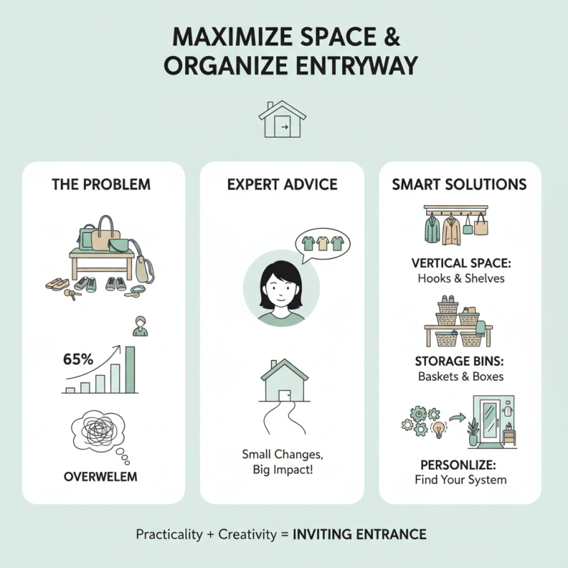 How to Maximize Space and Organize a Cluttered Entryway?