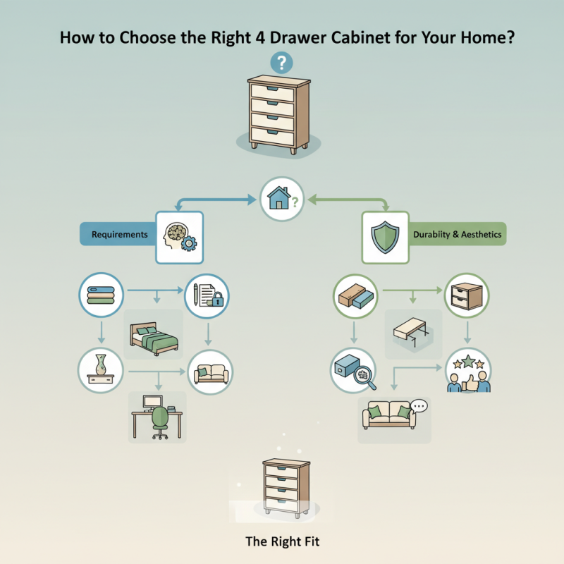 How to Choose the Right 4 Drawer Cabinet for Your Home?