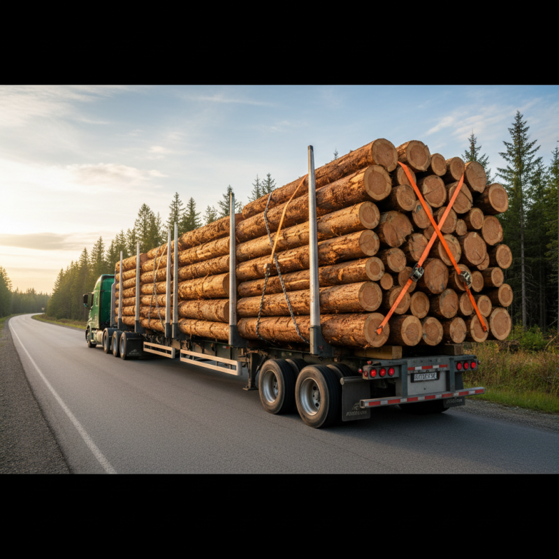 How to Secure Logs Safely on a Semi Trailer for Transportation?