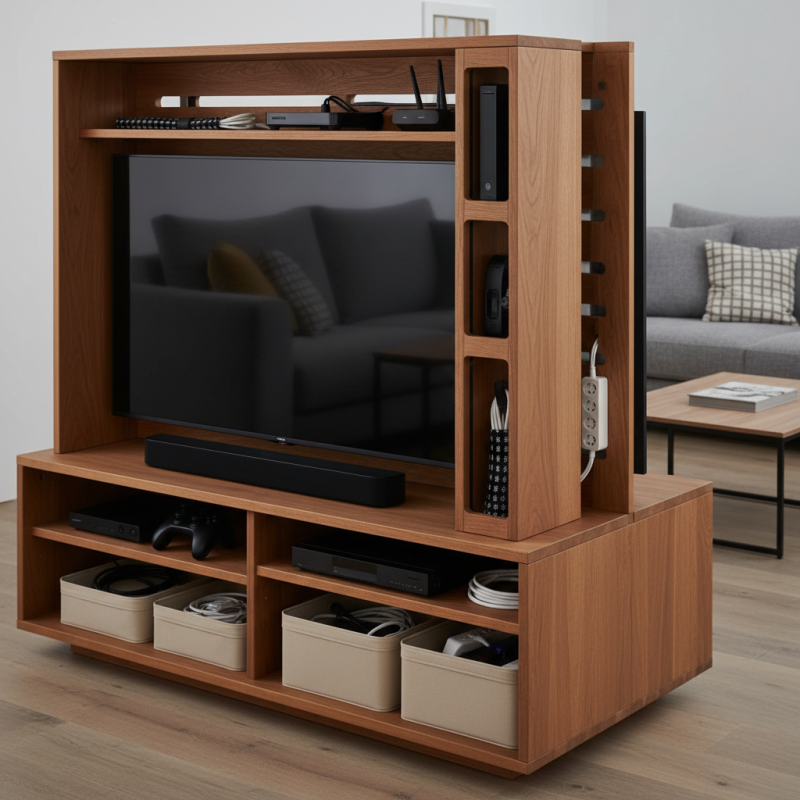 How to Effectively Hide Cables in Your Living Room Cabinet?