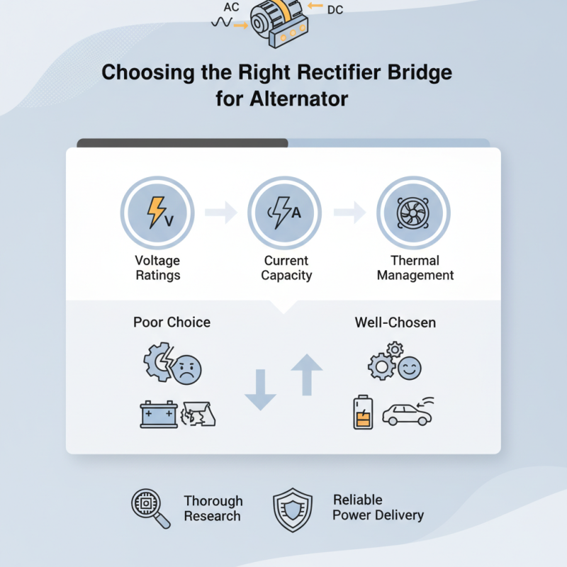 How to Choose the Right Rectifier Bridge for Alternator?