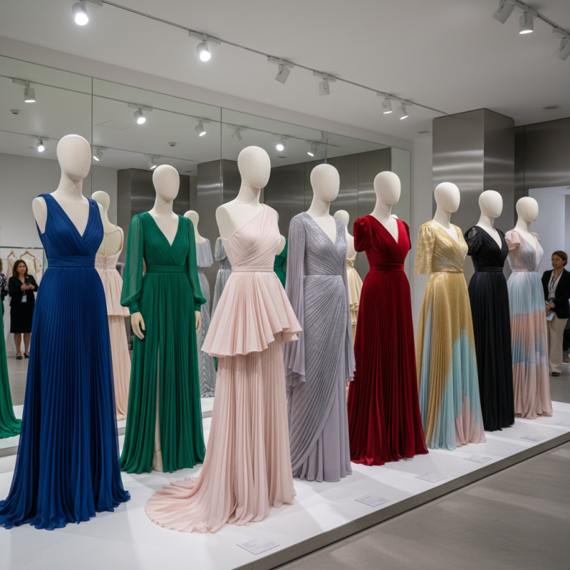 Top 10 Pleated Formal Gowns for Global Buyers in 2026?