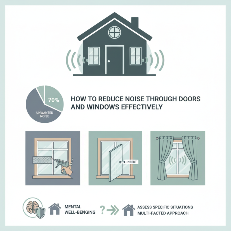 How to Reduce Noise Through Doors and Windows Effectively?