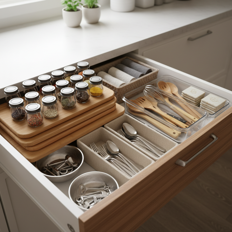 How to Organize Kitchen Drawers Efficiently Without New Furniture?
