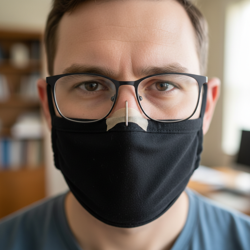 How to Prevent Glasses from Fogging While Wearing a Mask