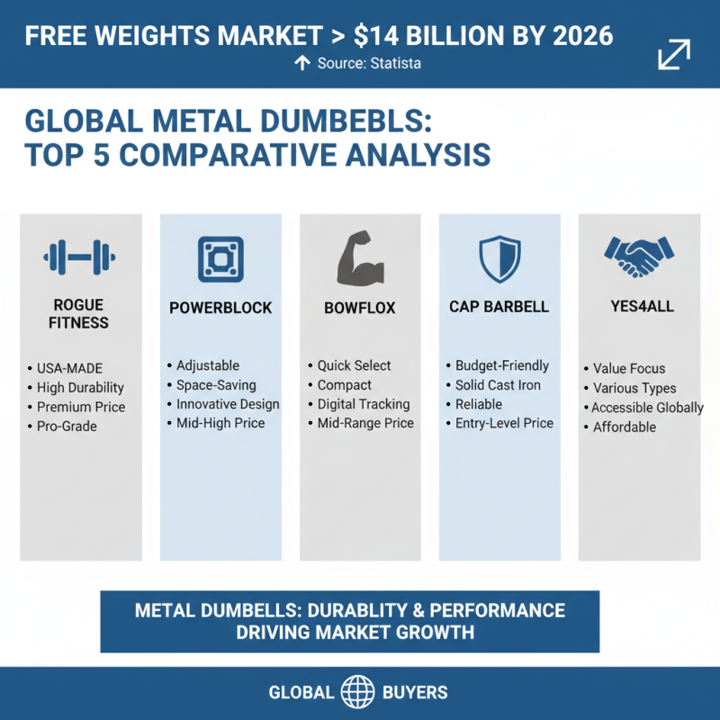 Top 5 Metal Dumbbells for Global Buyers in 2026?