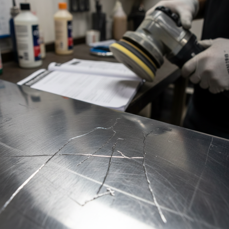 Why Do Deep Scratches Occur During Final Buffing Process?