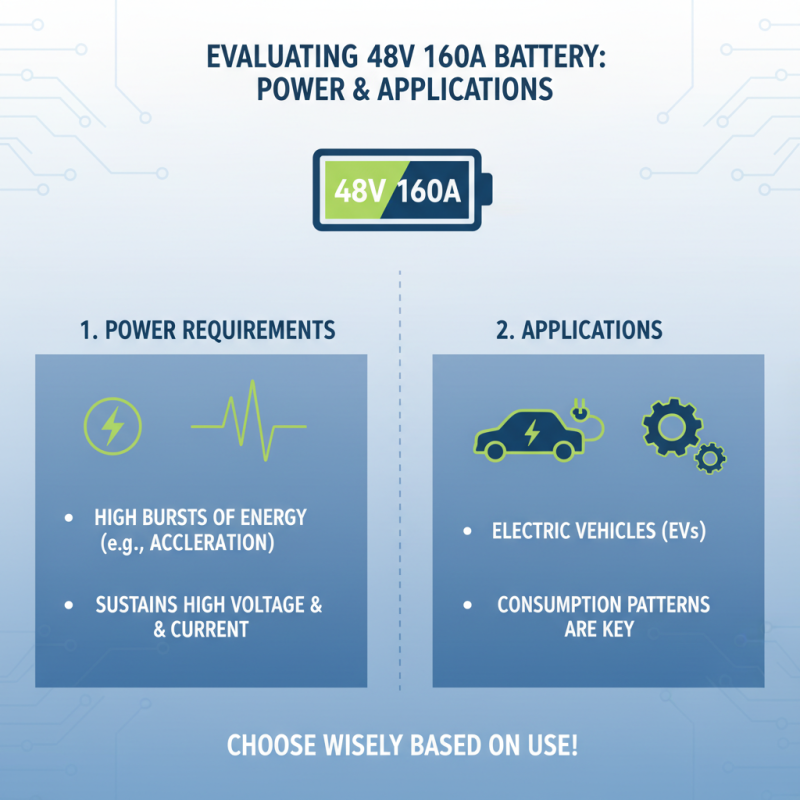 How to Choose the Right 48 V 160 Amp Battery for Your Needs?