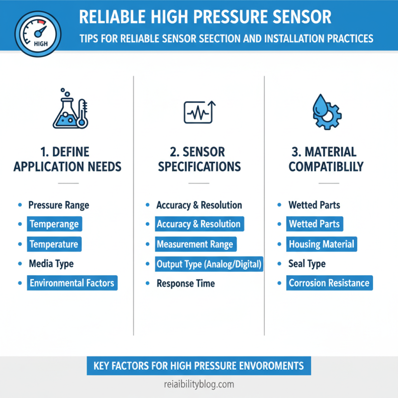 How to Choose the Right High Pressure Sensors for Your Applications?