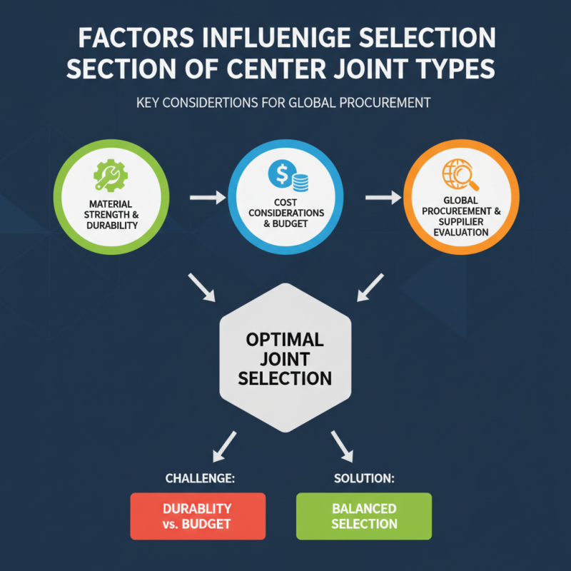 Best Center Joint Types for Global Procurement Needs?