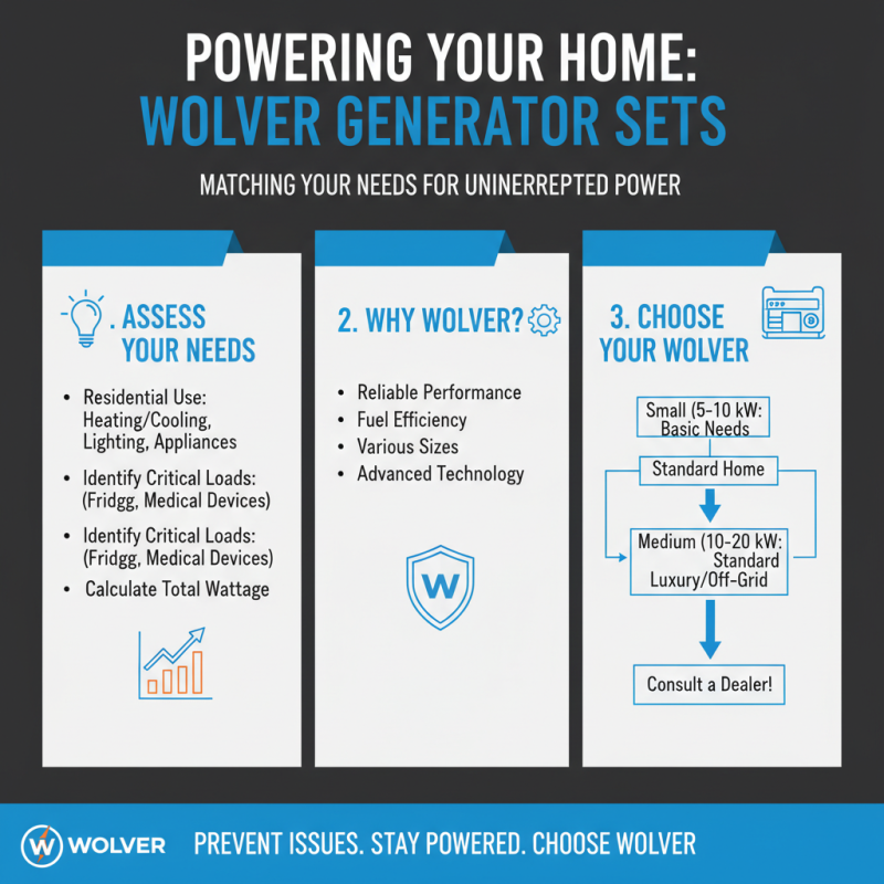 2026 How to Choose the Right Wolver Generator Set for Your Needs?