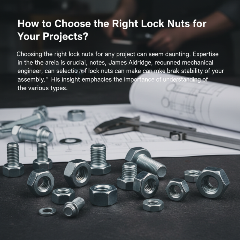 How to Choose the Right Lock Nuts for Your Projects?