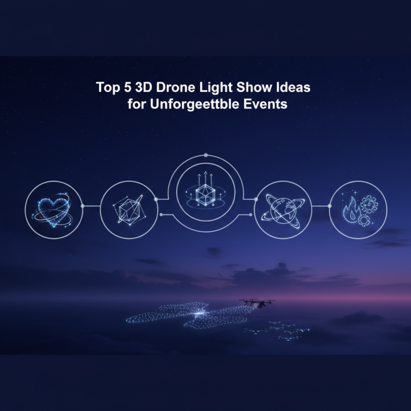 Top 5 3D Drone Light Show Ideas for Unforgettable Events?