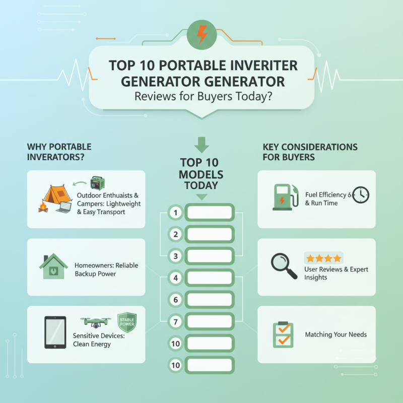 Top 10 Portable Inverter Generator Reviews for Buyers Today?