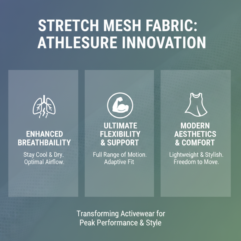 2026 Best Stretch Mesh Fabric Innovations for Athleisure Gear?