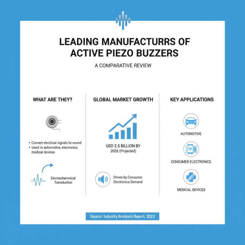 Best Active Piezo Buzzer for Global Buyers and Suppliers?