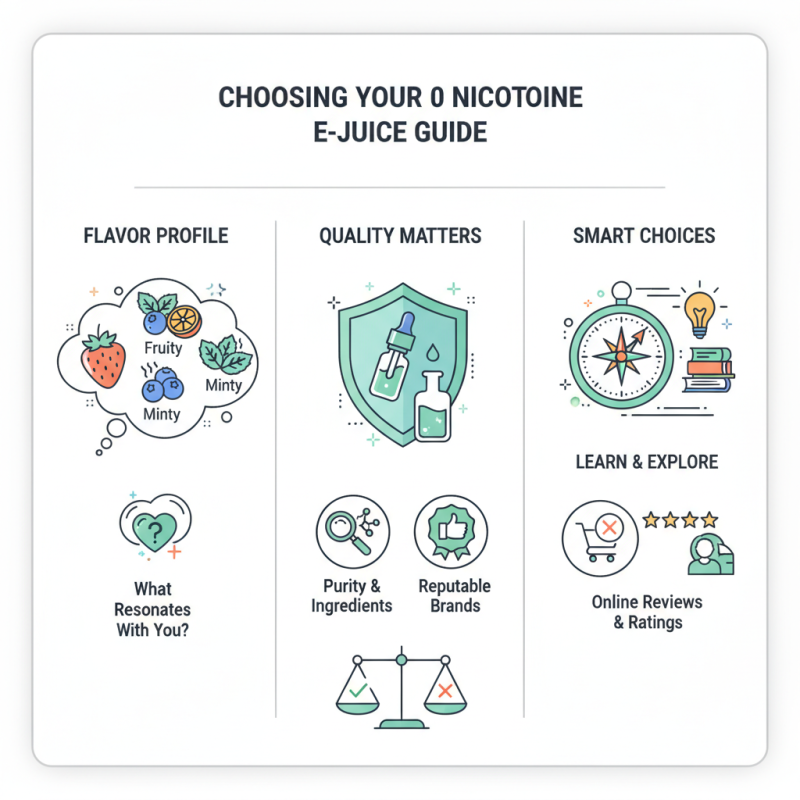 How to Choose the Best 0 Nicotine E-Juice for You?