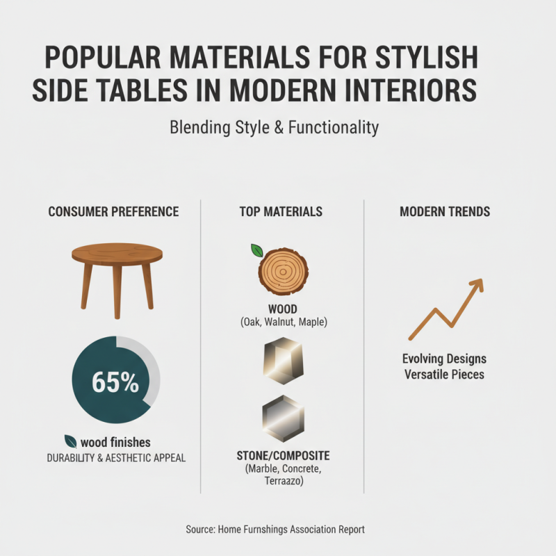 Best Side Table Ideas for Modern Living Spaces?